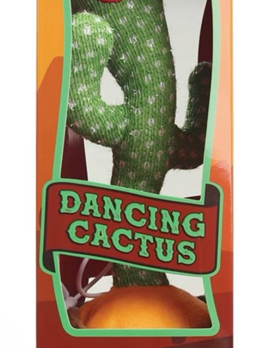 Dancing Cactus mimicking Plush Toy - Green